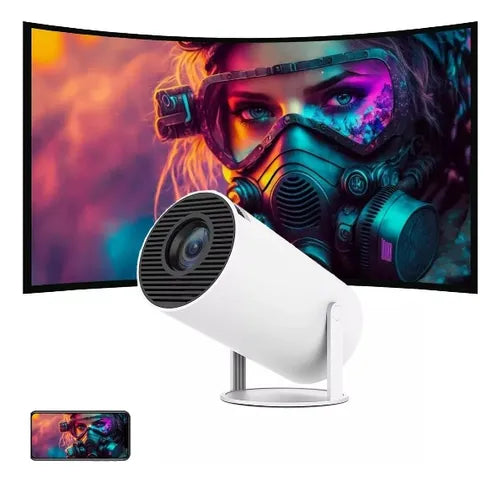 Proyector led 4k para ver peliculas y series en pantalla gigante 3 cuotas sin interés y envío gratis