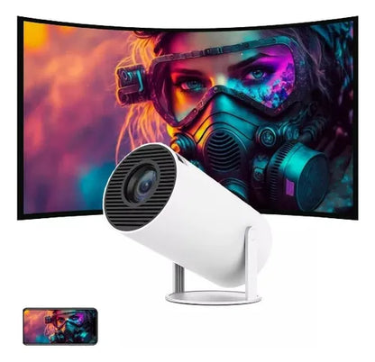 Proyector led 4k para ver peliculas y series en pantalla gigante 3 cuotas sin interés y envío gratis